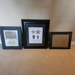 3 Black Kirkland Picture Fames