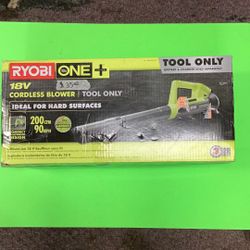 RYOBI ONE+ 18V 90 MPH 200 CFM Cordless Battery Leaf Blower/Sweeper (Tool Only)