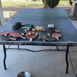 Ping Pong Table W/accessories