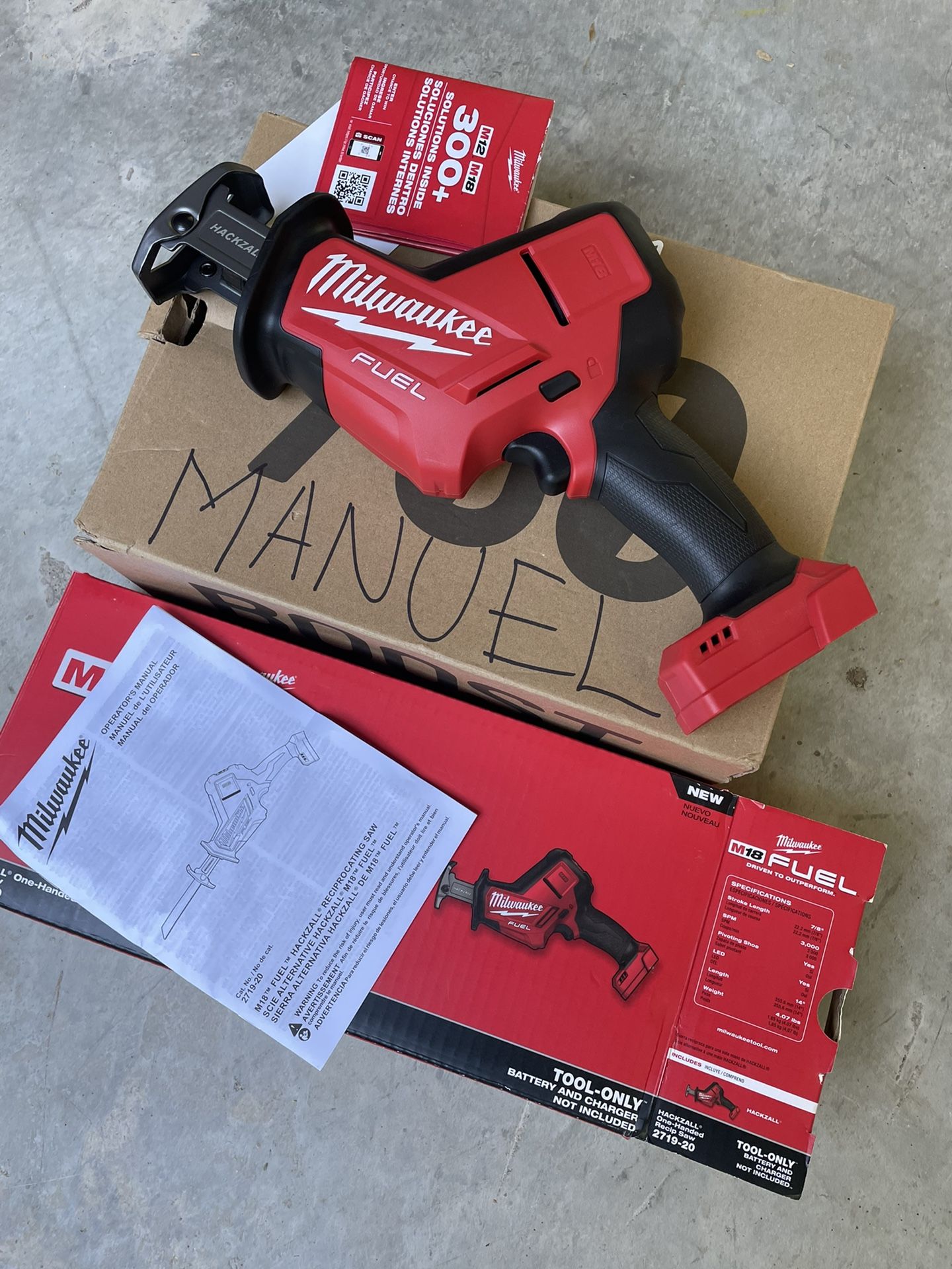 Milwaukee Fuel Hacksaw Sawzall Soso Tool Only New Nuevo
