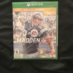 Madden 17 Deluxe Edition Sealed
