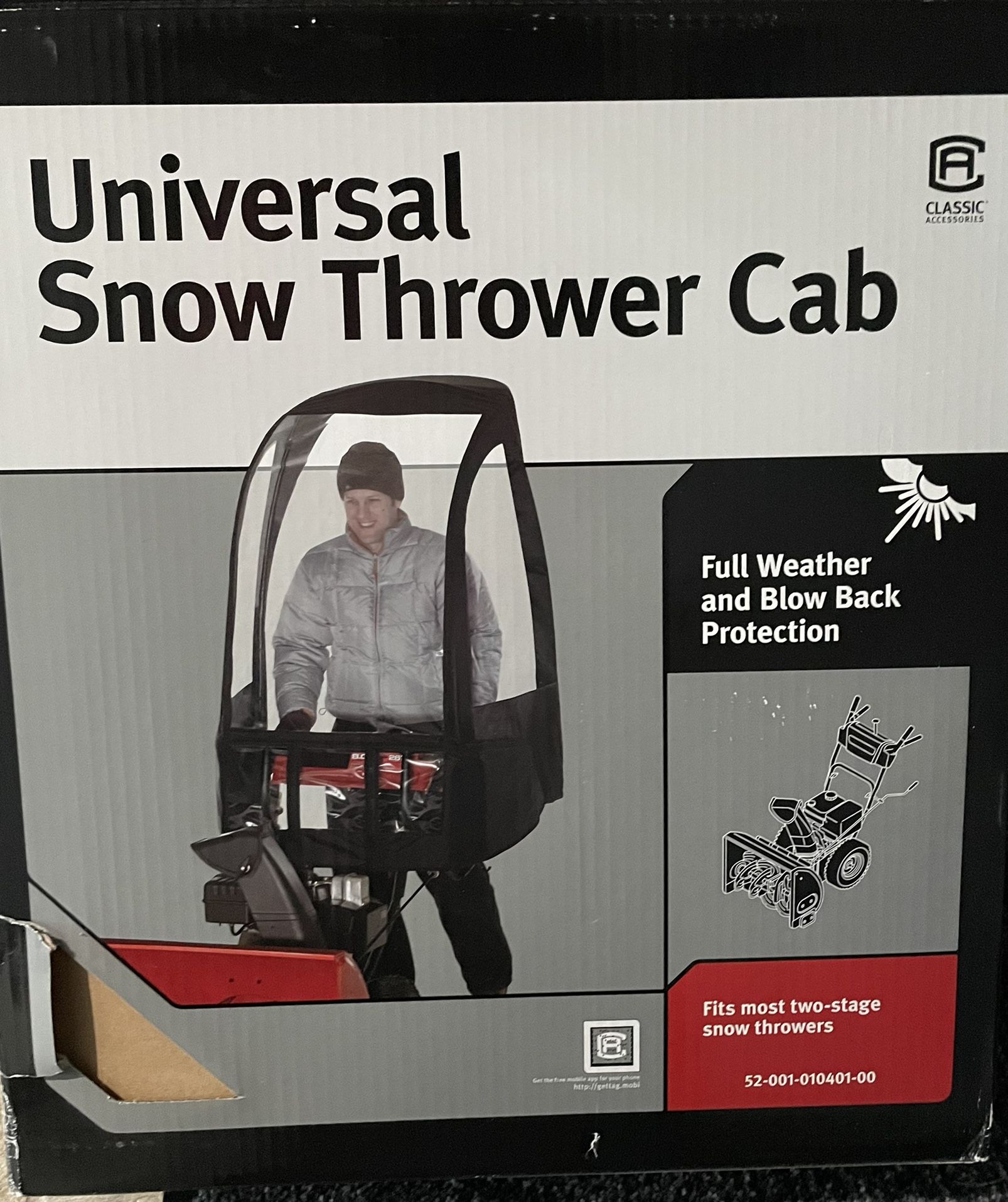 New !!! Universal Snow Thrower Cab
