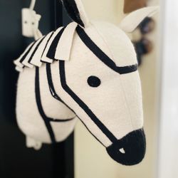 Zebra Head Wall Decor