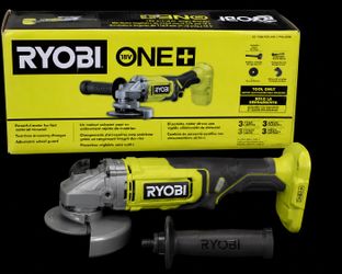 RYOBI ONE+ 18V Angle Grinder 4-1/2 in. – Tool Only – Open Box