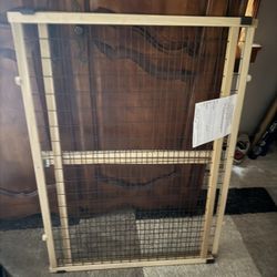 2 New Dog Fence North States 4614A Extra Wide Expandable Wire Mesh Pet Gate, 32" x 29.5"-50"