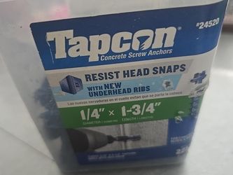 Tapcon Concrete Screw Anchors 1/4" x 1-3/4"