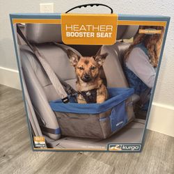Kurgo Dog Booster Seat – Brand New, Sealed (Heather Style)