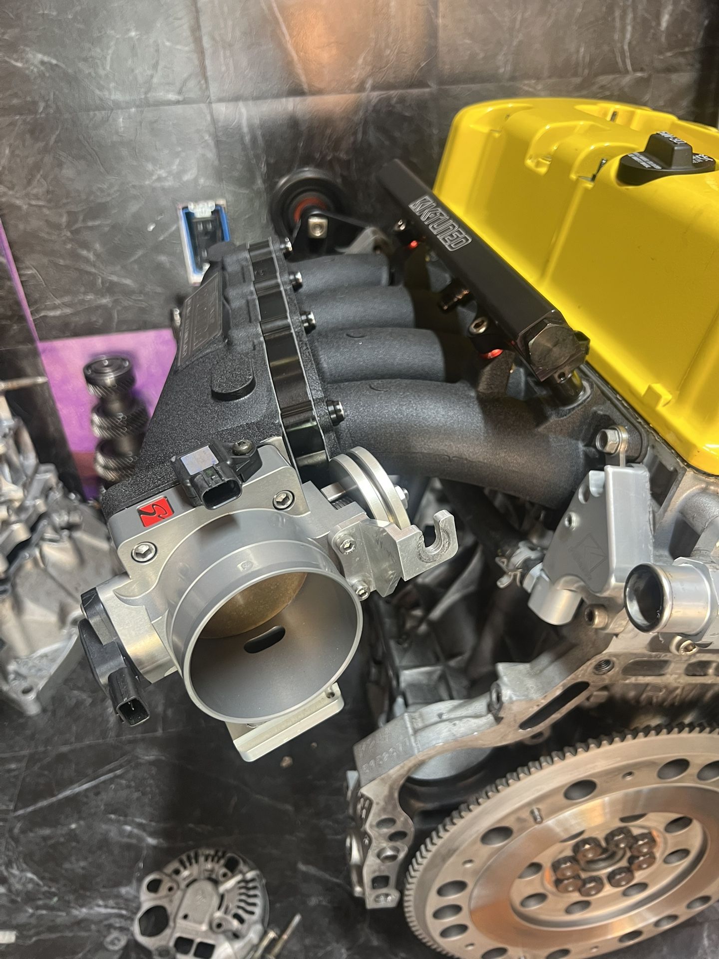 🔥 K Series- Skunk2 Ultra Street Intake Manifold + Throttle Body + K-Tuned Rail
