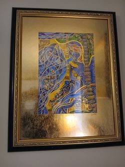 Raphael Abecassis Limited Edition Gold Embossed Lithographs Signed And Numbered Lot Of 3