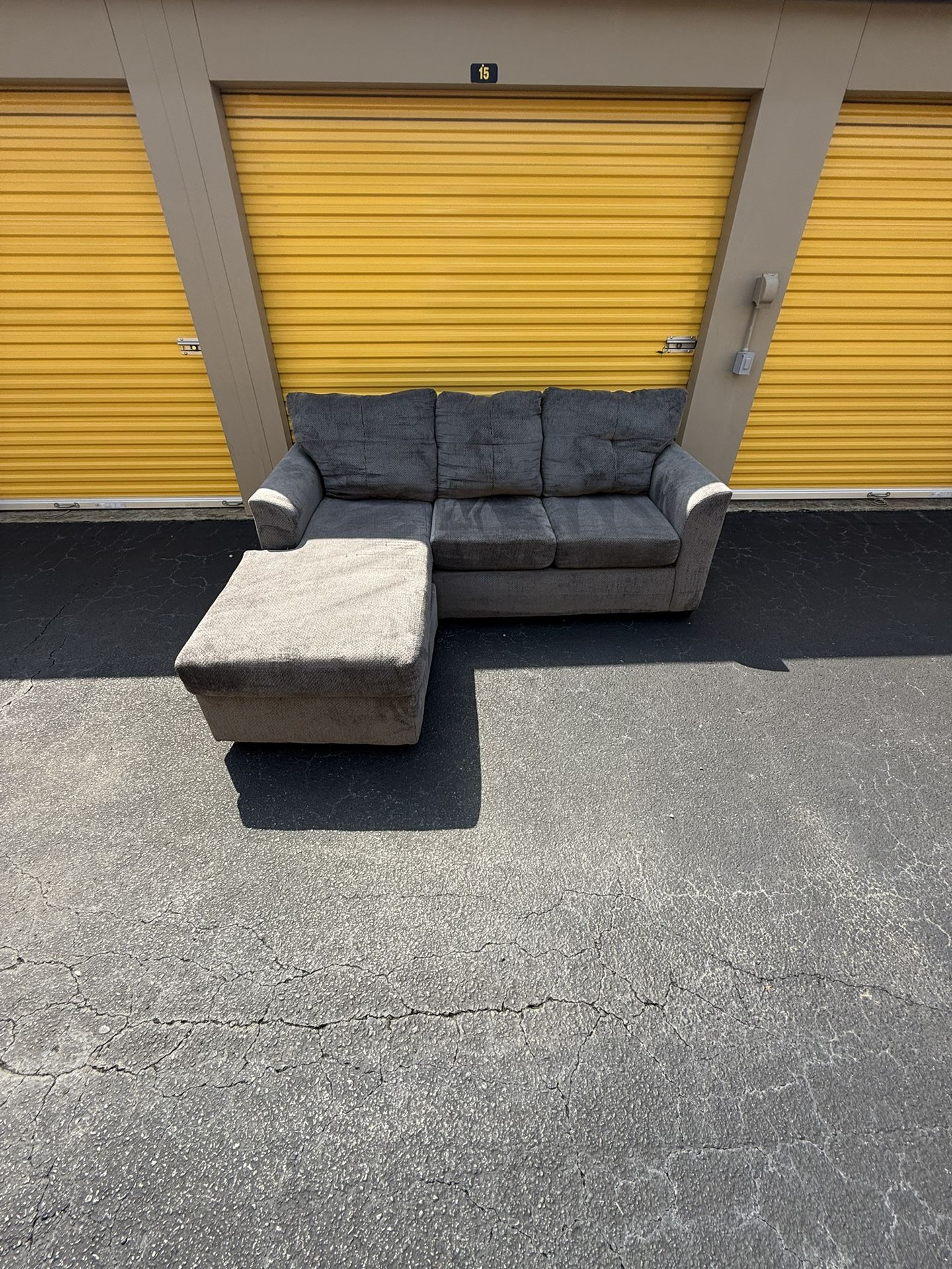 2pc Small Reversible Sectional. $500. Will Deliver For A Fee.