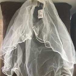 Davids Bridal Wedding Veil Classic NWT 