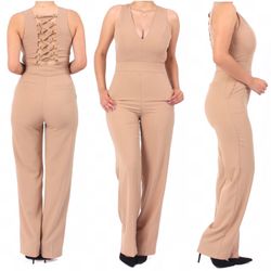 Women’s Tan Jumpsuit
