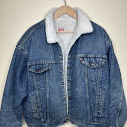 Vintage Levi’s Sherpa Lined Denim Jacket