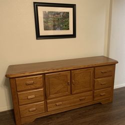Vintage Wood Dresser