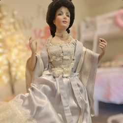 The Gibson Girl Boudoir Porcelain Doll ~ Franklin Heirloom 