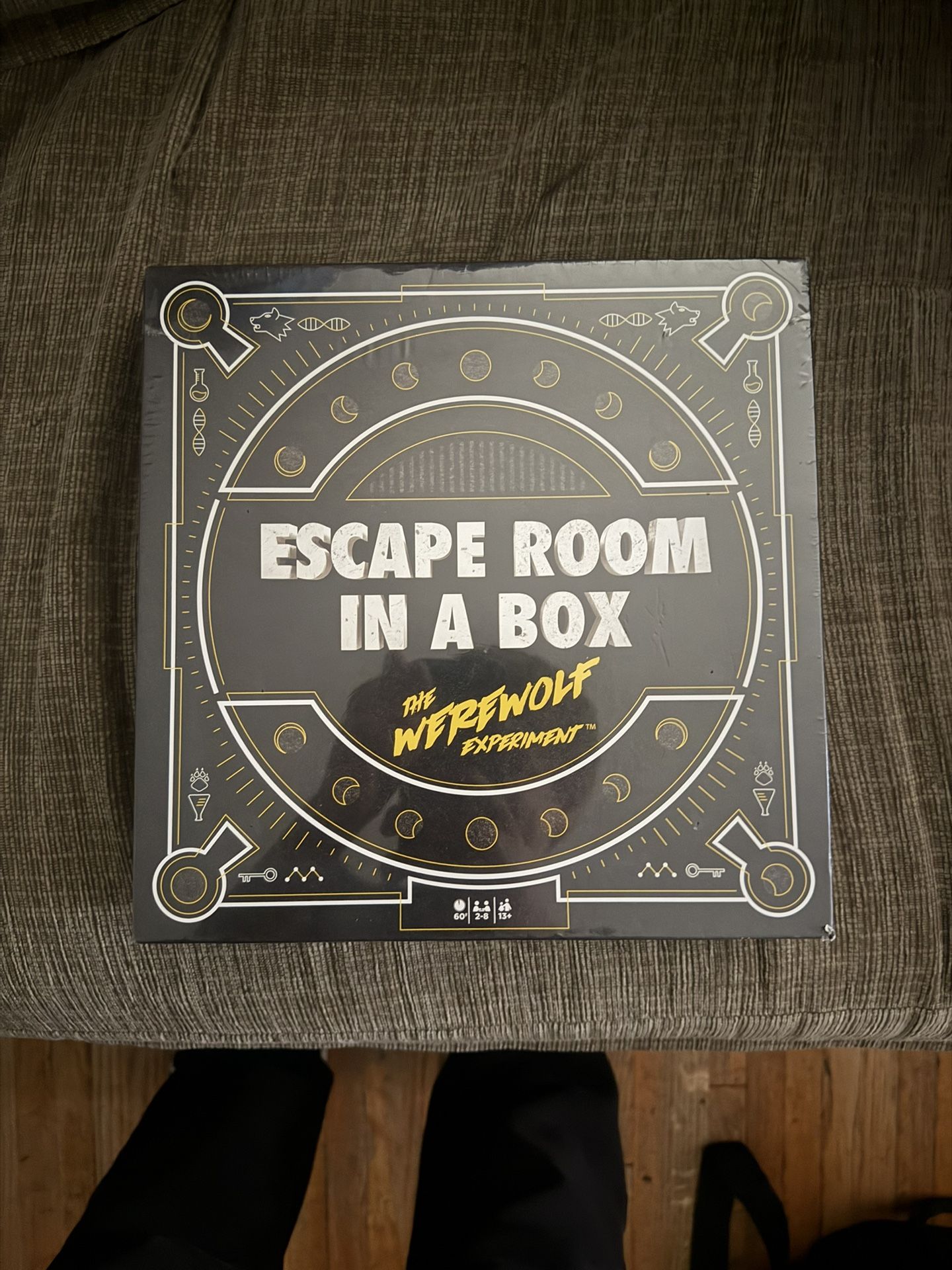 Escape Room In A Box (The Werewolf Experiment) Game/Party Puzzle