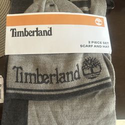 New Timberland Hat & Scarf Set 