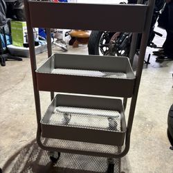 3 Tier Metal Utility Rolling Cart
