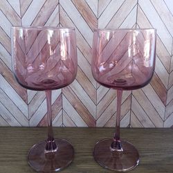 New Our Place Set Of 2 Tinted Wine Glasses