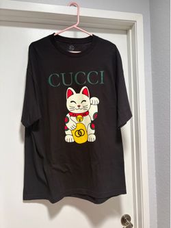 Used Goodie Brand Cucci Lucky-cat Tshirt. Size XL