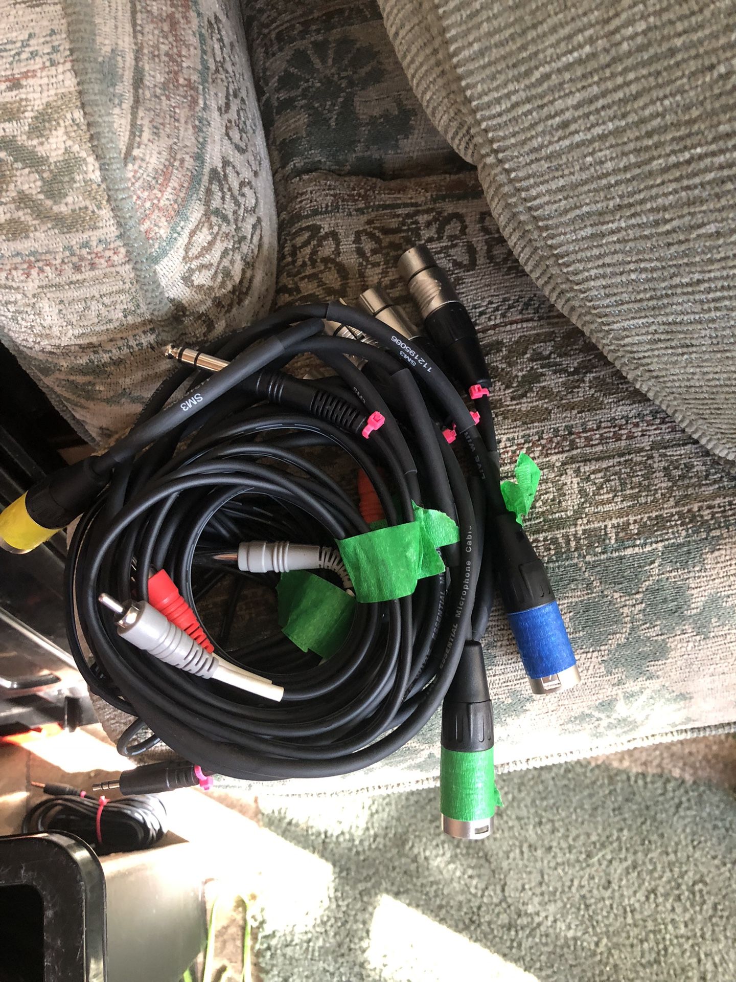 Dj Sound Engineering Cables.