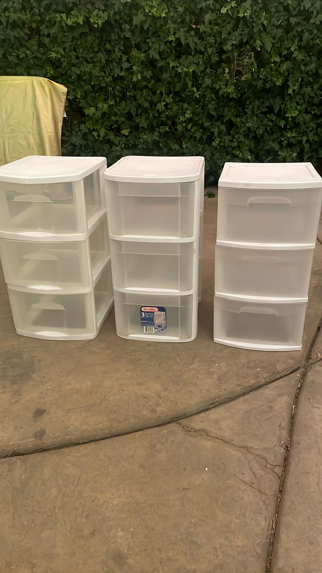 3 Drawers Medium Cart