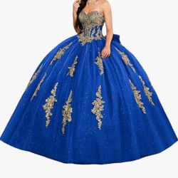 Royal Blue Formal Dress 
