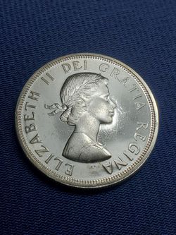 1964 Canada Silver Dollar High Grade 