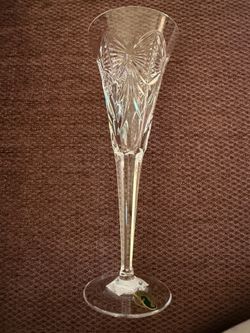 Waterford Crystal “Happiness” Toasting Flutes – Pair – Made in Germany – New with Stickers