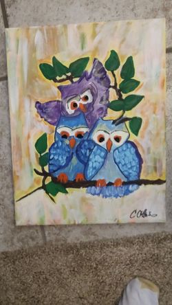 Owl Painting