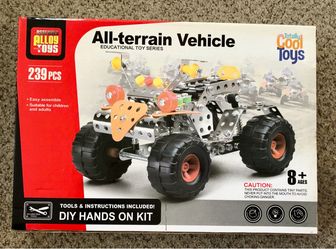 Totally Cool Toys All-Terrain Vehicle Metal Building Set - 239 Pcs (New/Sealed)