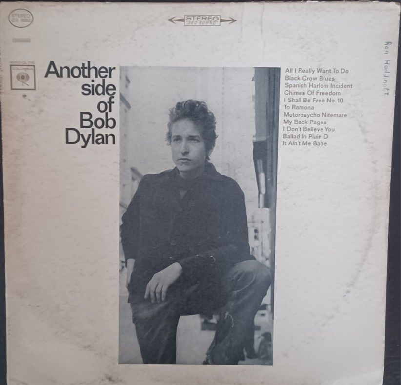 Bob Dylan "Another Side Of Bob Dylan" 1964 Columbia Orig 1st Press CS 8993~VG -SHIPPING IS AVAILABLE