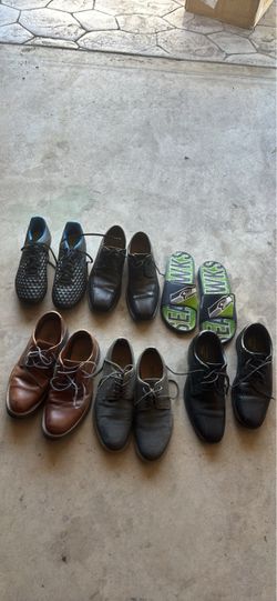 Six pairs of men’s shoes
