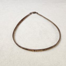 Gold Tubogas Vintage Necklace 