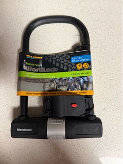 WordLock WLX Series 14 mm Hardened Steel Shackle Match Key Black