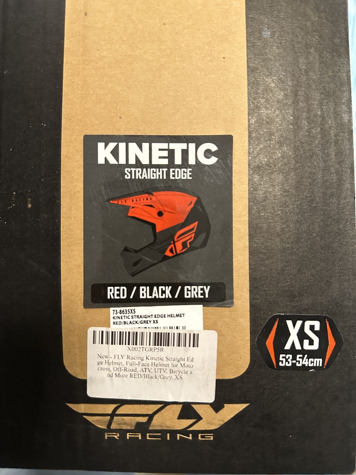 New Fly Racing Kinetic Straight Edge helmet XS 53 54cm