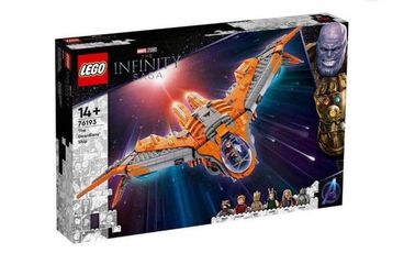 LEGO 76193 Marvel The Guardians’ Ship Large Building Set, Avengers Spaceship Model with Thor & Star-Lord Minifigures