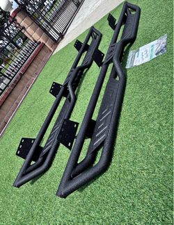 Running Boards for 2009-2018 Dodge ram 1500 Quad Cab, 2019-2026 Ram 1500 Quad Cab Classic Body Style(NOT for New Body), 2010-2026 Ram 2 Black 