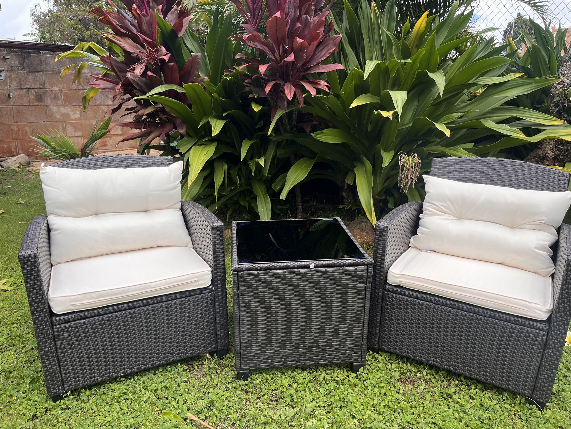 Outdoor Wicker Patio Set / Outdoor Furniture