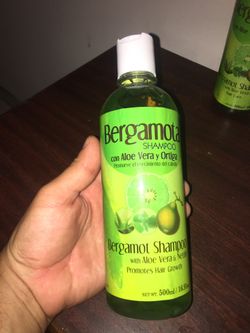 Bergamota shampoo and oil for hair growth.