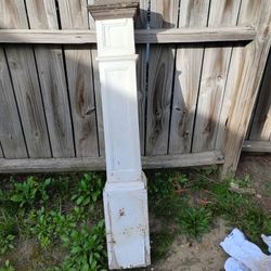 Antique Wooden Railing Post