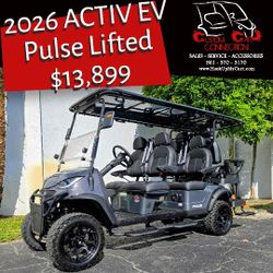 2026 Activ EV PULSE LIFTED GOLF CART