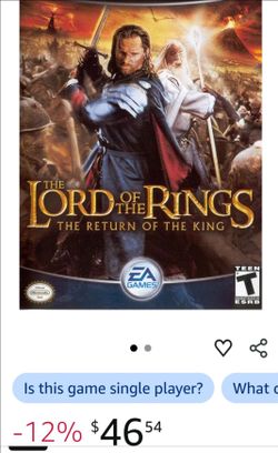 Lord of the Rings The Return of the King - Gamecube