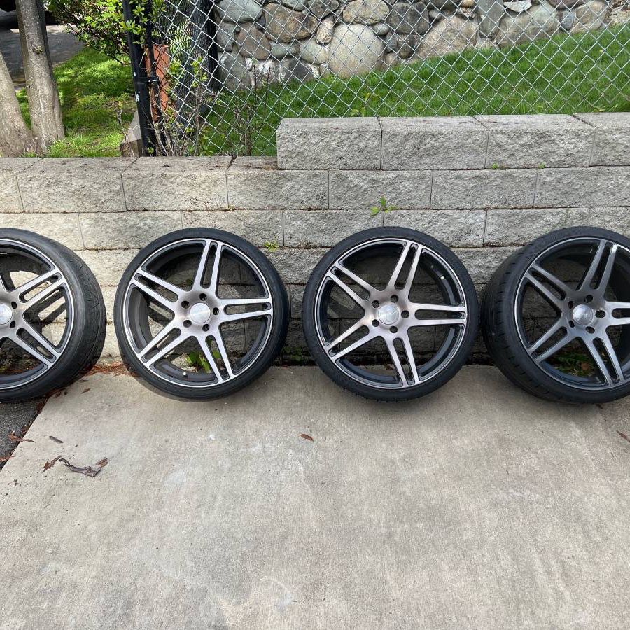 BMW forged 20”wheels and sport tires