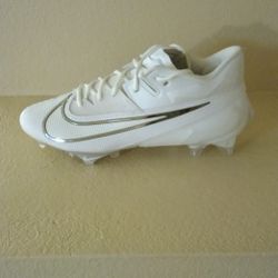 Nike Vapor Edge Elite 360-2 Football Cleats White/Silver Size 13.