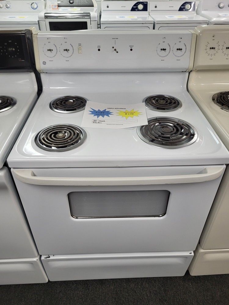 🎃Wicked Good Sales! GE Electric Stove-Warranty Included