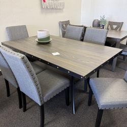 Dining Set With 6 Chairs 