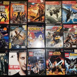 Sony PlayStation 2 Video Games —Read Description—