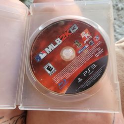 PS3 MLB 2k13 Video Game