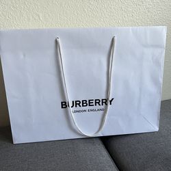 Burberry gift bag